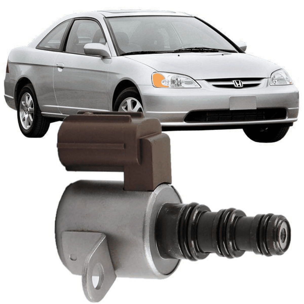 Sensor Solenoide Marrom Transmissão Automática Honda Civic 1.7 de 2001 À 2005