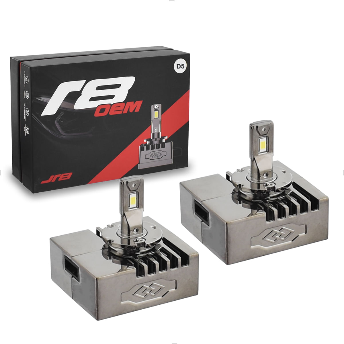 Lâmpada LED D5S D5R 6000K 50W Substitui Xenon Original - JR8 JH0R8OEMD5