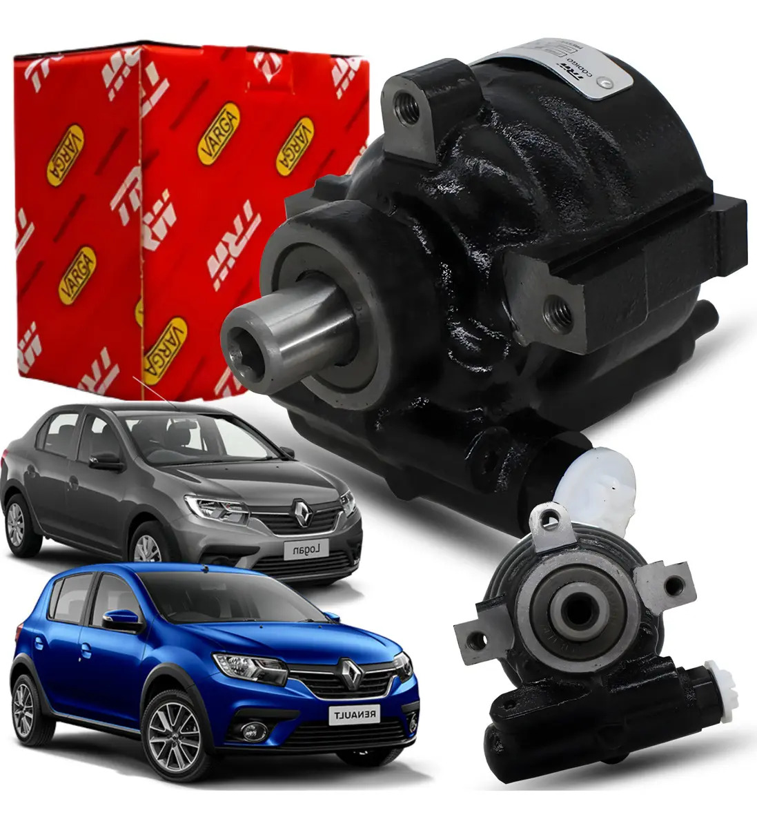 Bomba Direção Hidráulica Sandero Logan Scenic 1.6 16v Trw - TRW JPR911 / 7700419117 / 7700431286 / 8200711391 / 99003 / DH709003
