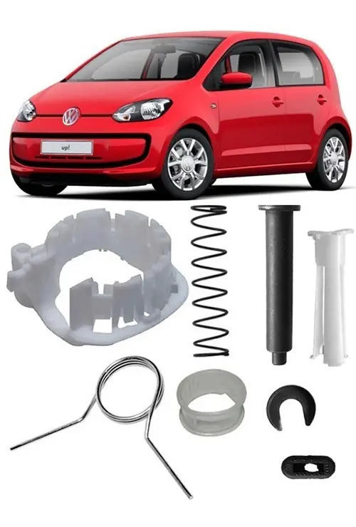 Kit Reparo Alavanca Cambio Trambulador Vw Up! Após 2014 - LT CORREA Lt Correa LT5606 - Corcerama 402354 - Original 6Q711611A