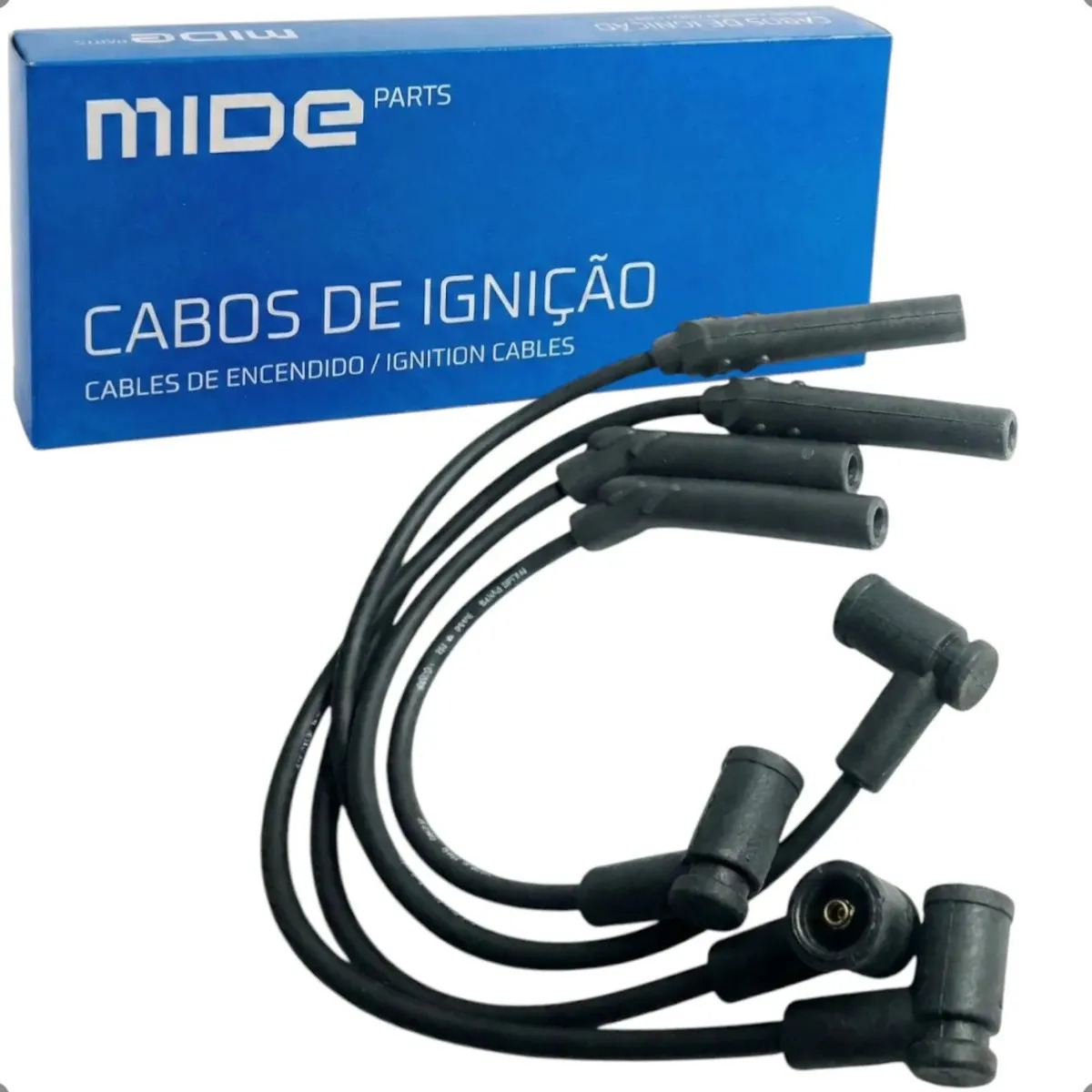 Jogo Cabo Vela Mdci011 Para Ford Fiesta Ka Ecosport 1.6 Preto - MIDE PARTS MDCI011 - SCF02 - F00099C076 - CVMF0202 - XS10550