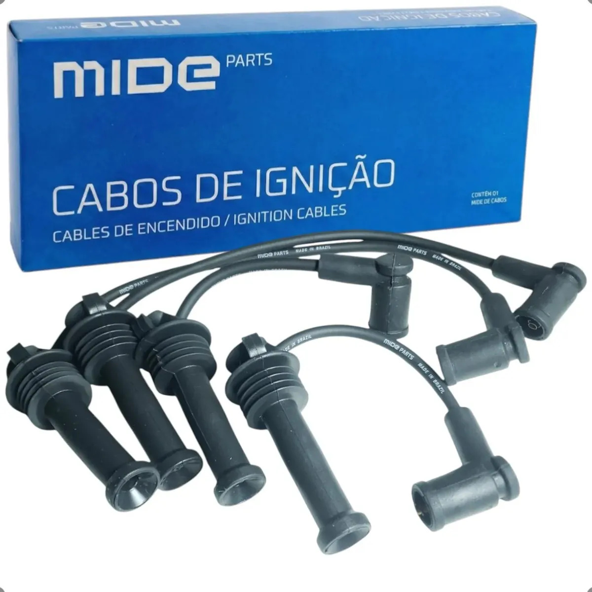 Jogo Cabo Vela Mide Parts Para Fiesta 1.5 1.6 2012 A 2018 Preto - MIDE PARTS MDCI014 - SCF35 - F00099C144 - CVMMF35 - XS10639
