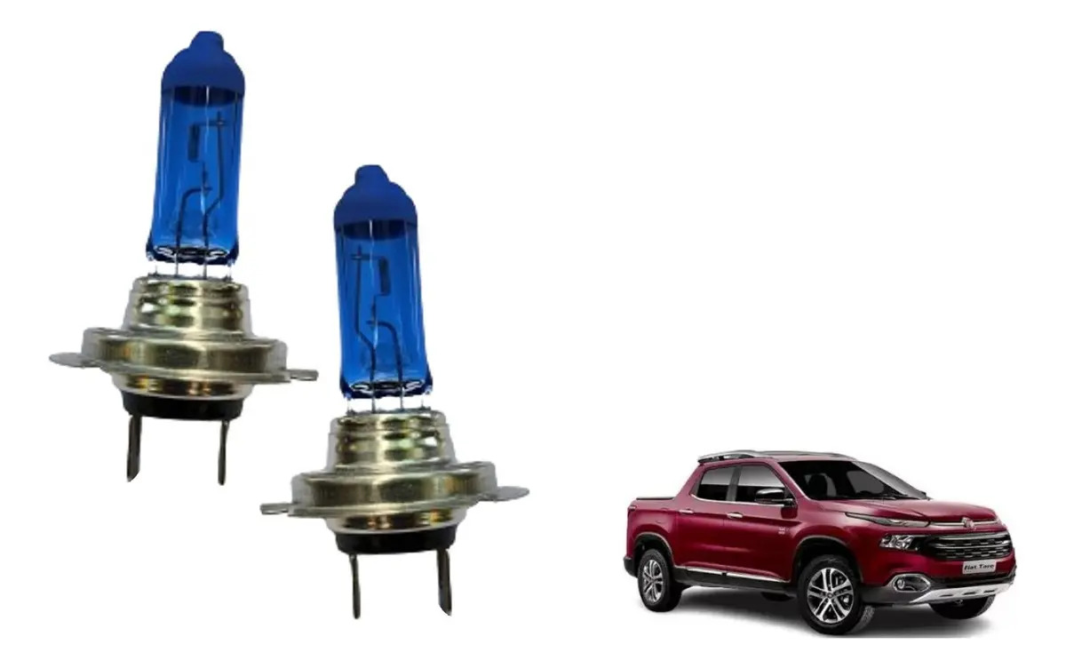 Par Lampada Toro 2016 2017 Á 2020 Farol Alto Super Branca - AUTOMOTIVO MLB3671650235