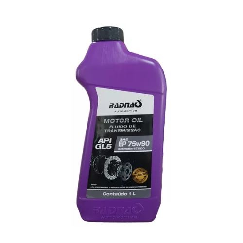 Óleo de Câmbio 75W90 API GL5 Semi Sintético 1 Litro - RADNAQ MO0524