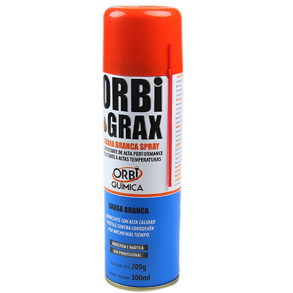 Graxa Branca em Spray 300ml - ORBI QUÍMICA ORB1539
