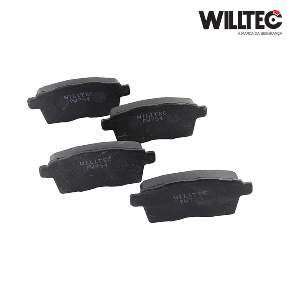 Jogo de Pastilhas do Freio Traseiro Edge 3.5 V6 2008 até 2015 - WILLTEC PW754