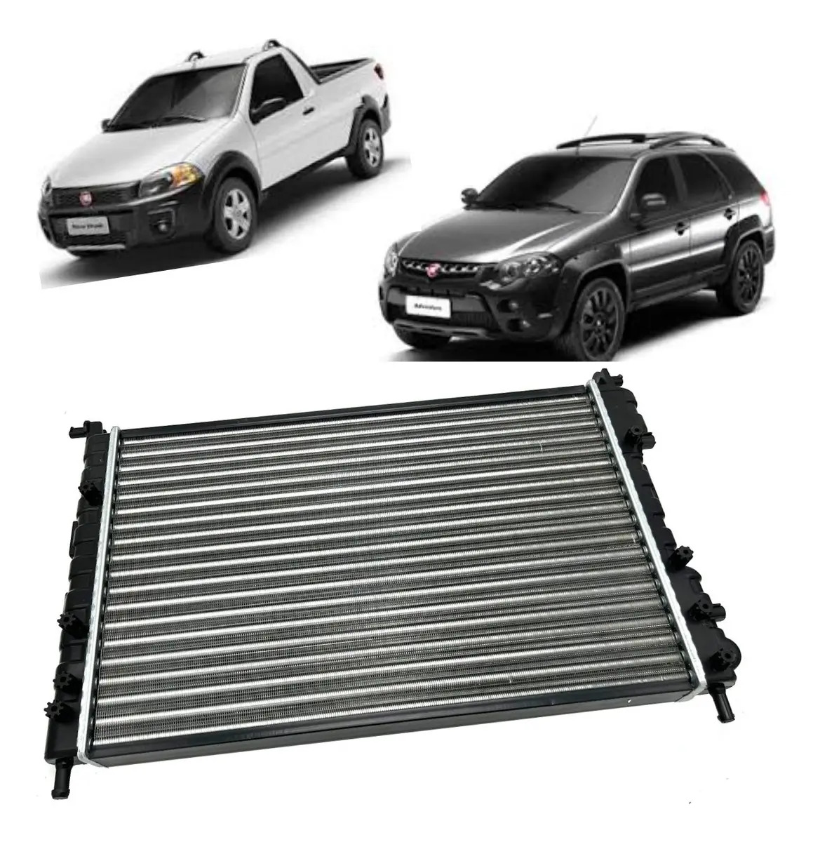 Radiador Fiat Palio Siena Strada 1998 A 2002 - MTF RD6535E