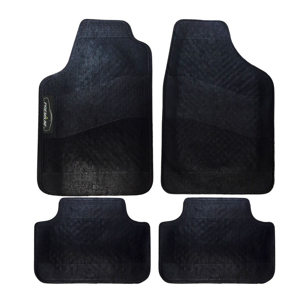 Tapete Bordado Preto Premium - AUTO TAP TECHPER01