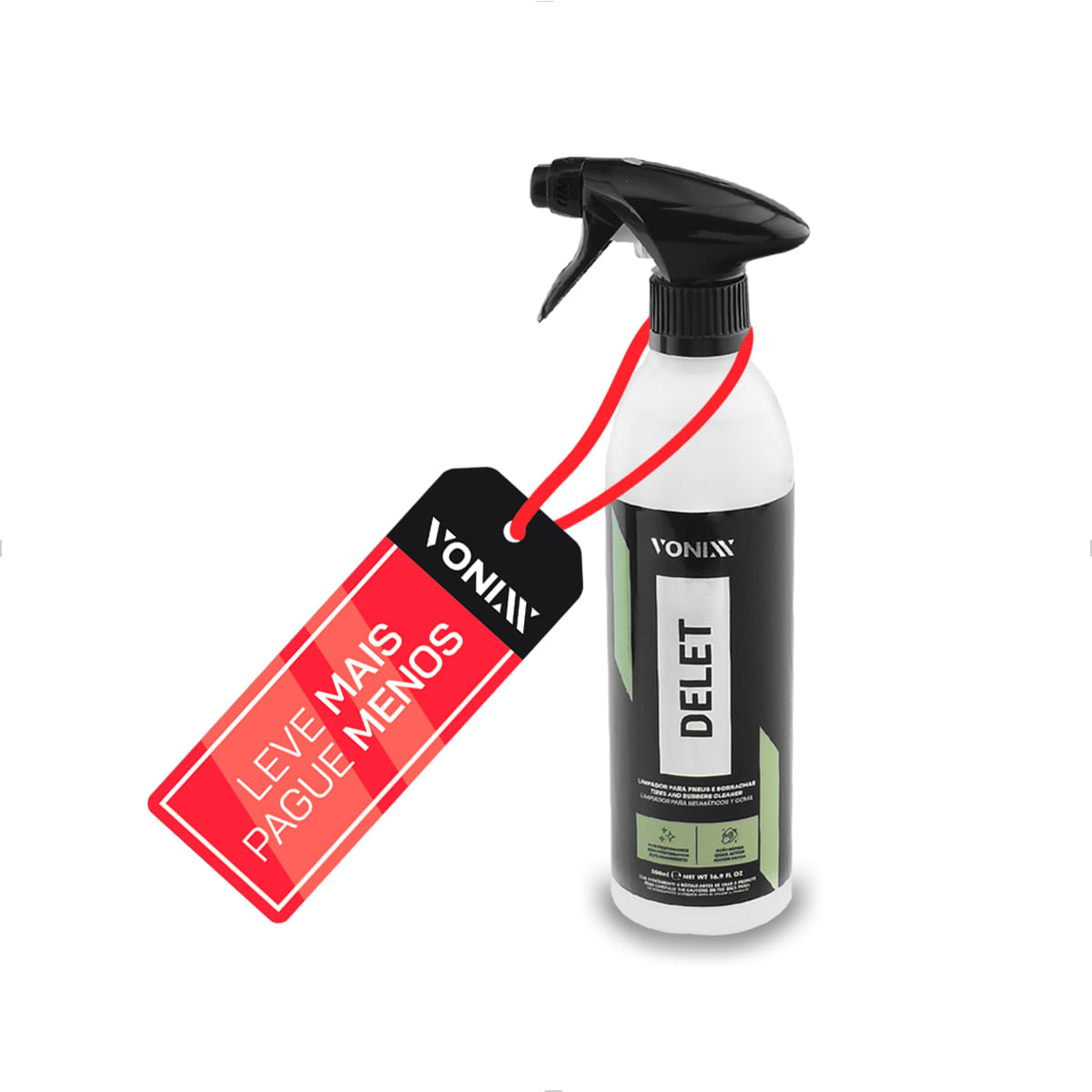 Delet Limpador de Pneus e Borrachas - VONIXX V-2050171