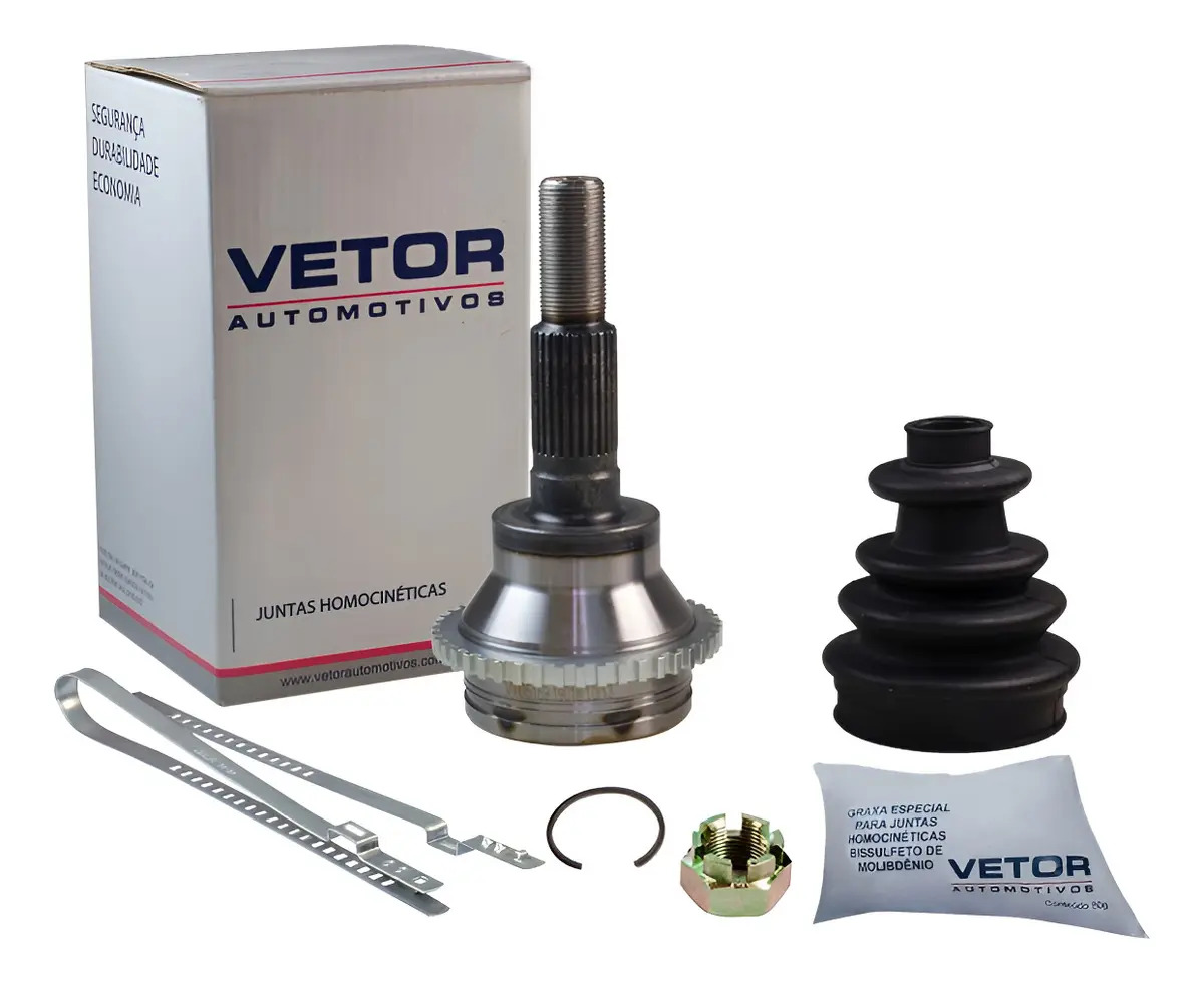 Junta Homocinética Traseira Edge - Com Abs - Até 2010 - VETOR VT5169 9E514000AA