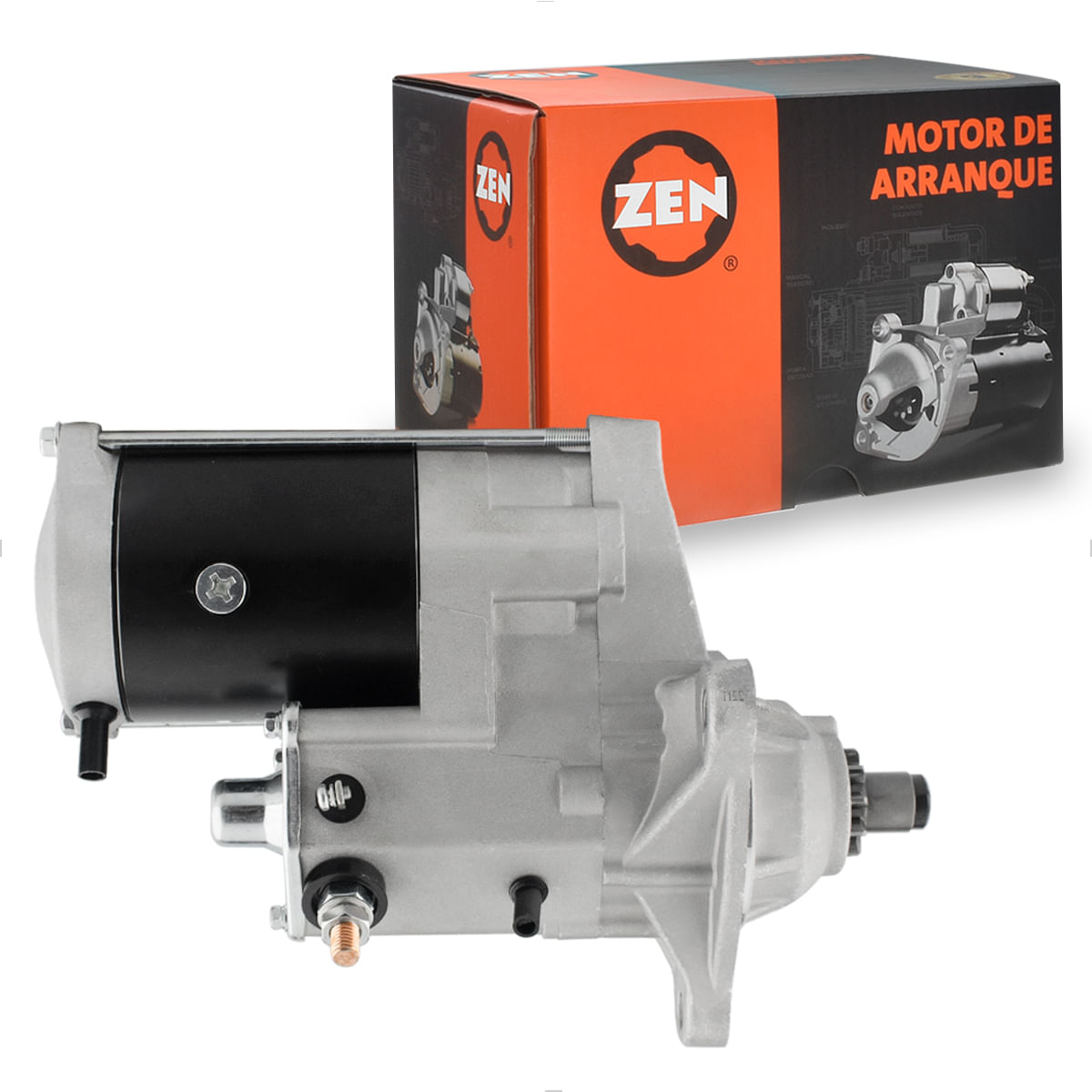 Motor Partida Stralis Trakker 12.9 13.0 Eurotrakker 13.8 2004 a 2022 - ZEN ZEN-34010