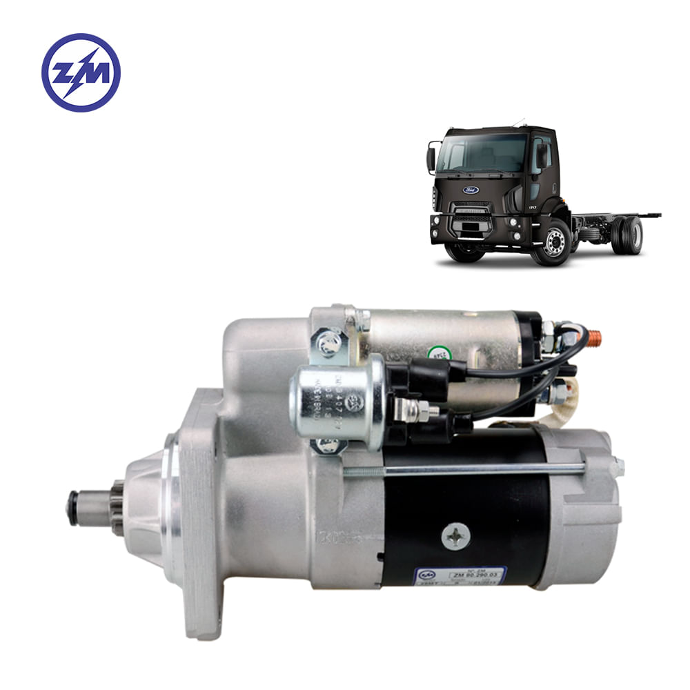 Motor Partida 12V 3,3 kW 29MT Cargo 1317E 1517E 1717E - ZM ZM-80.290.03