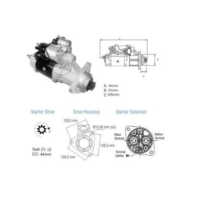 Motor de Partida - ZM ZM8038001